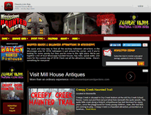Tablet Screenshot of mississippihauntedhouses.com